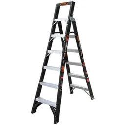 Scară Lider-Tech LDR1710 Scara dubla fibra de sticla, 2x6 trepte, H=2.98m, sarcina max.180kg