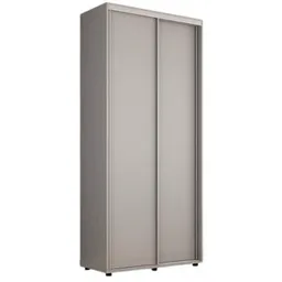 Dulap Mobildor-Lux Compact uși glisante PAL (100x45x210H cm) Grey