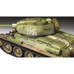 Mașină Richi (3687) Tanc T-34/85 1:35 (se incleie)