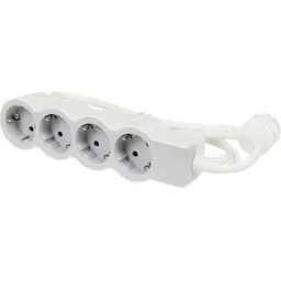 Prelungitor electric Legrand 694552 Bloc Multipriza Universal 4x2P+T(1 5M-3x1 5) Alb-Gri
