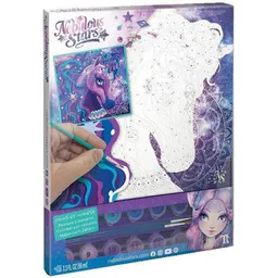 Set de creație Nebulous Stars 11421 Paint-by-Number on Canvas - Nebulia & Horse