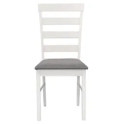 Scaun Evelin di Costacurta Gloria White (Обивка- NV-10 WP grey)