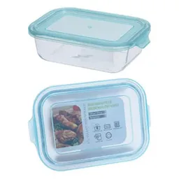 Container alimentare Excellent Houseware 49628 Recipient рermetic 1.5l, 24x17x7cm, sticla