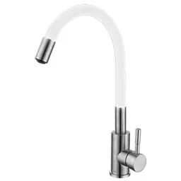 Bateria bucătărie Fabiano 26 FB нерж К бок бел гибкий