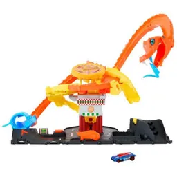 Hot Wheels HTN81 Трек Атака кобры на пиццерию