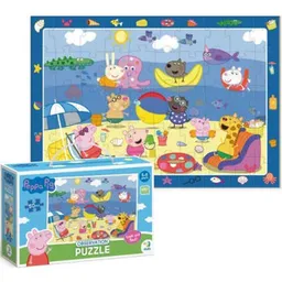 Peppa Pig Puzzle Vacanța de vară, seria Peppa Pig