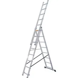 Scară Lider-Tech AC0308A Scara cu trei tronsoane, 3x8 trepte, H=5.08m, sarcina max.150kg
