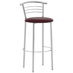 Scaun de bar Nowystyl Marco hoker chrome (BOX-2) (V-3) brown