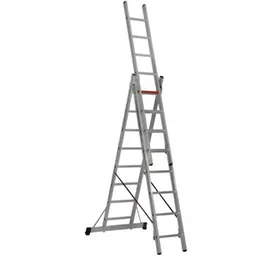 Scară Cagsan TS175 cu trei tronsoane, 3x7 trepte, H=5.8m, sarcina max.150kg