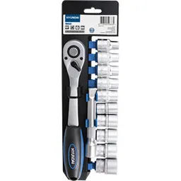 Set de unelte de mână Hyundai HY-59632 Set cheie clichet cu tubulare 3/8 (12buc)