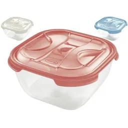 Container alimentare Tontarelli 34807 Емкость пищевая квадратная Nuvola 2l, 19.5x19.5x10cm