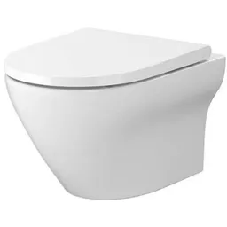 Vas WC Cersanit Larga Rimless Slim micro-lift DRP овальный