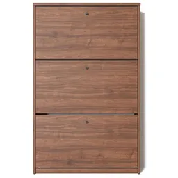 Raft pentru încălțăminte Fabrik Home Тумба для обуви 3 дверцы /800 орех каменный