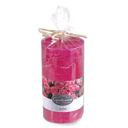 Lumânare Promstore 46125 Zniczplast Свеча ароматизированная Decor 14x7cm, 60ч, Роза