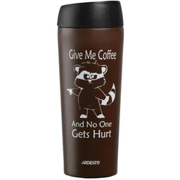 Cană termos Ardesto AR2645DML Coffee time Raccoon 450ml