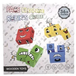 Joc educativ de masă miscellaneous 12492 Joc de logica Face Change Rubics Cube MKT424509