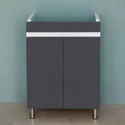 Dulap pentru lavoar Bayro Trend Duo Como/Moduo 600 антрацит мат