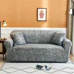 Textile de casă Relaxe Home Чехол для дивана Solid Sofa Cover 3 места (190-230 см) Based grey
