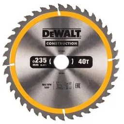 Disc de tăiere DeWalt DT1955 panza circulara 235x30mm 40T