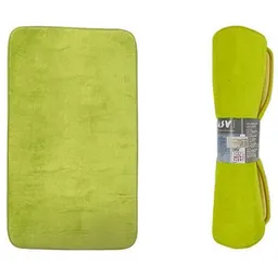 Covoraș de baie MSV 46671 50x70cm cu memorie verde deschis, microfibra