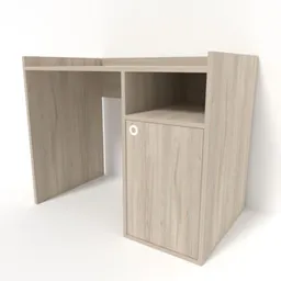 Masă de birou Smartex (10916) Tab Classic 110cm Stejar deschis