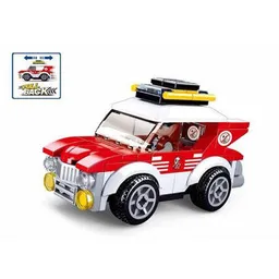 Set de construcție Sluban B1083 Mașină de raliu cu inerție, 88 elem.