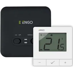 Termostat de cameră ENGO Controls Termostat E20i-W, WIFI programabil fara fir, white