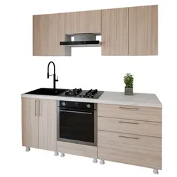 Mobilă pentru bucatarie Smartex (30138) K4 200сm Stejar Deschis