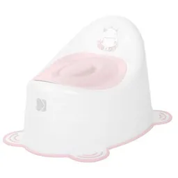 Oală Kikka Boo 31401010006 Olita antiderapanta cu capac Hippo Pink