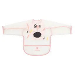 Bavețică Kikka Boo 31303030057 Baveta impermeabila cu maneci si buzunar Arty Pink