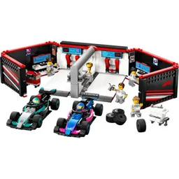 Lego 60444 City F1 Garage & Mercedes-Amg & Alpine Cars