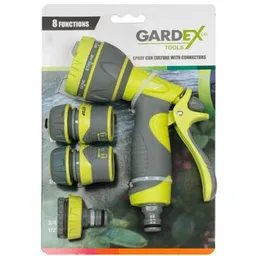 Pistol pentru stropit Gardex 405104 cu 8 funcții. 405104