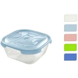 Container alimentare Tontarelli 34806 квадратная Nuvola 1l, 15.8x15.8x7.4cm