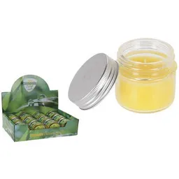 Lumânare Promstore 50694 Свеча Душистая цитронелла 6.2x6.3cm, банка стекло, outdoor