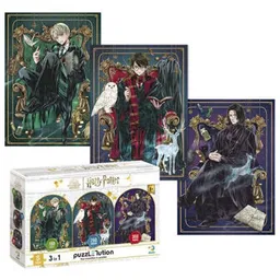 Puzzle Dodo 200575 Puzzle 3 în 1 Dinastia vrăjitorilor, Harry Potter, 150, 250, 350 elem.