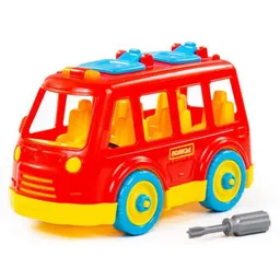 Set de construcție Полесье 71248 autobuz-constructor 26 elem B 2fel
