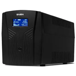 Sursă neîntreruptibilă UPS Sven Pro 1500 (LCD,USB), Line-interactive UPS with AVR