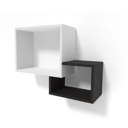 Raft decorativ Smartex (13502) RD7 Alb+Negru