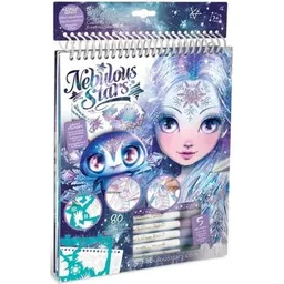 Set de creație Nebulous Stars 11122 Creative Sketchbook - Geometric Crystal Pages - Iceana