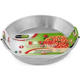 Formă de copt GioStyle 51550 Форма алюминиевая для торта, 350µm, D24x4cm