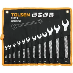 Cheie fixă Tolsen 615075 Trusa chei combinate 12 buc. (6-22 mm)