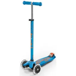 Trotinetă Micro MMD085 Maxi Deluxe LED Carribean Blue