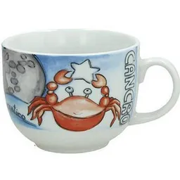 Cană Tognana 49764 Чашка для завтрака 400ml Zodiac Рак