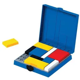 Puzzle Eureka 473555 Ah!Ha Mondrian Blocks -Blue Edition