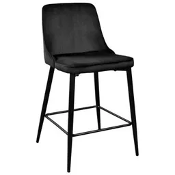 Scaun de bar Deco Clasic Small Black+Black legs