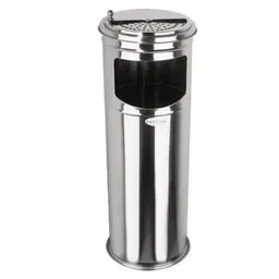 Coș de gunoi Hydro S Tip 1 + scrumieră, Inox 0430045