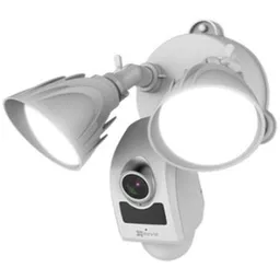 Ezviz CS-LC1-A0-1B2WPFRL 2 Megapixel уличная камера c сиреной. H264 CMOS. 1920 х 1080@30fps. Двустороняя аудиосвязь! Разрешение 1920 х 1080@30fps. Real-time! Детекция движения, запись звука. Матрица 1/2,7'' CMOS. , Объектив 2,2 мм. Угол обзора 140°. Поддержка SD карт до 128Гб. Два LED прожектора, Датчик PIR Sensor, реагирует на движение в радиусе 270°. Питание AC 110-240V, Максимальная мощность 8Вт. Металический корпус. Степень защиты IP65. Габариты 196 x 211 x 227мм. Гарантия 1 год!