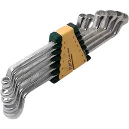 Cheie fixă Force 50610 ключи накидные 10-26мм 12-гранных 75 градусов 6 пр.