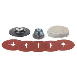 Disc de șlefuire Wolfcraft Set hobby pentru polizor unghiular 2177000