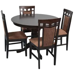 Costacurta Стол Capella Chocolate + 4 стулa Deepa R Chocolate/Brown